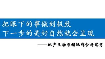 房地产互动营销社群分析思考
